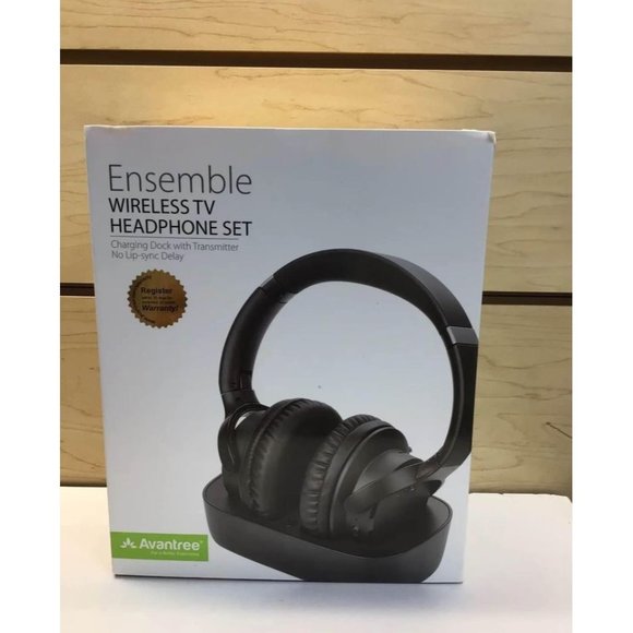 Avantree Ensemble Wireless TV Over-the-Ear Headphones with...